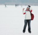 Svájc, Pfäffikersee, tél, jég, korcsolya, szánkó, sport, pihenés