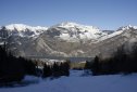 szánkó, Svájc, hegyek, hó, tél, auto-online, napsütés, tájkép, Kerenzerberg