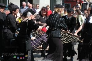 Svájc, Zürich, felvonulás, Sechseläute, rendezvényfotó