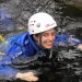 Boggera, canyoning, Svájc, ugrás, víz, bukósisak, úszás, élvezet