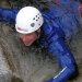 Boggera, canyoning, Svájc, ugrás, víz, bukósisak, úszás, élvezet