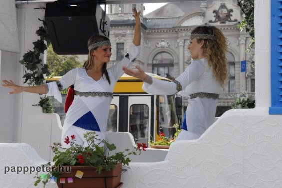 Győr, Slágerrádió, Voga, Vogavadászat, karaván, tánc, görög, kék, fehér