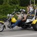 Harley, Davidson, motor, találkozó, felvonulás, bőr, tömeg