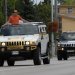 Harley, Davidson, motor, találkozó, felvonulás, bőr, tömeg