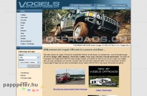 www.offroads.ch - Autó kereskedés oldala. - weboldal, honlap, design, honlapkészítés, offroads.hu