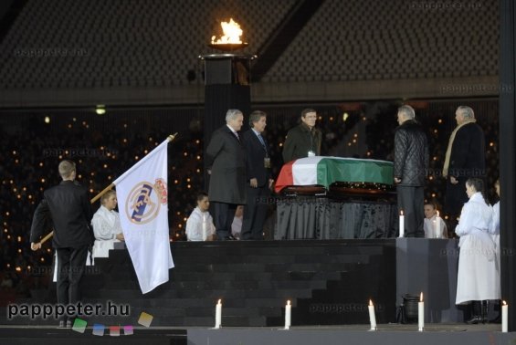 Puskás Öcsi, temetés, stadion, foci, magyar