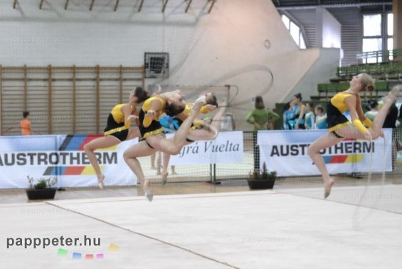vuelta, tánc, formáció, verseny, ritmikus gimnasztika, rg, Austrotherm, felnőtt, kötél
