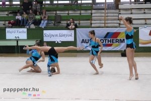 vuelta, tánc, formáció, verseny, ritmikus gimnasztika, rg, Austrotherm, junior, buzogány