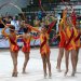vuelta, tánc, formáció, verseny, ritmikus gimnasztika, rg, karika, hullahopp, gyermek, Austrotherm