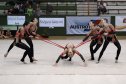tánc, Austrotherm, formáció, verseny, ritmikus gimnasztika, rg, felnőtt, vuelta, kötél