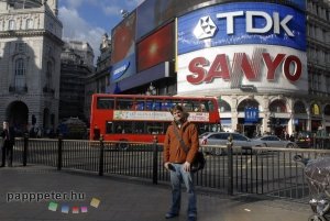 London, Anglia, városnézés, piccadilly, tdk, sanyo, Peti