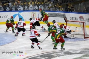 jégkorong, Magyarország, Litvánia, selejtező, jég, hockey, Super Levente