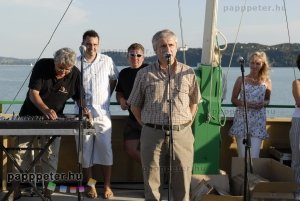 Balatonfüred, Austrohterm, banzáj, Hotel Flamingó, rendezvényfotó, eredményhirdetés, Balaton, Apa